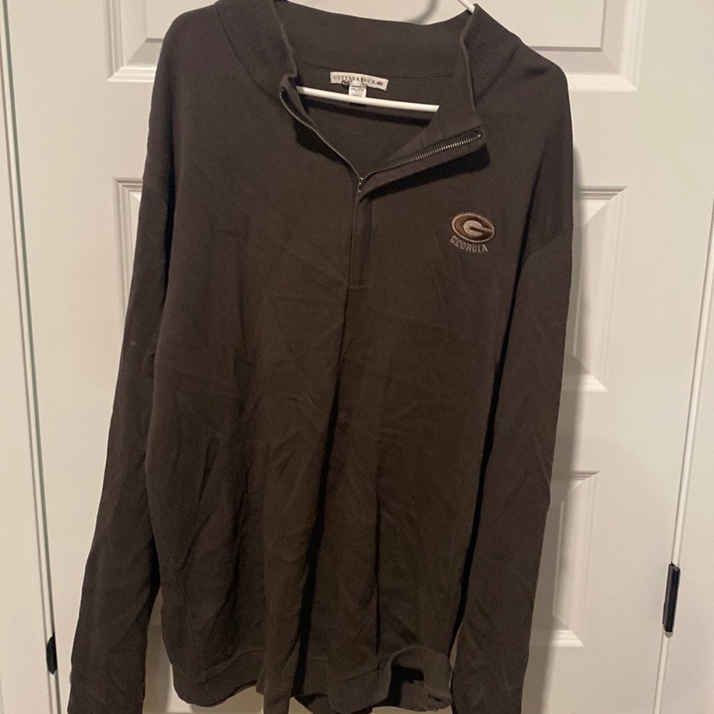 Georgia Bulldogs quarter zip cutter and buck